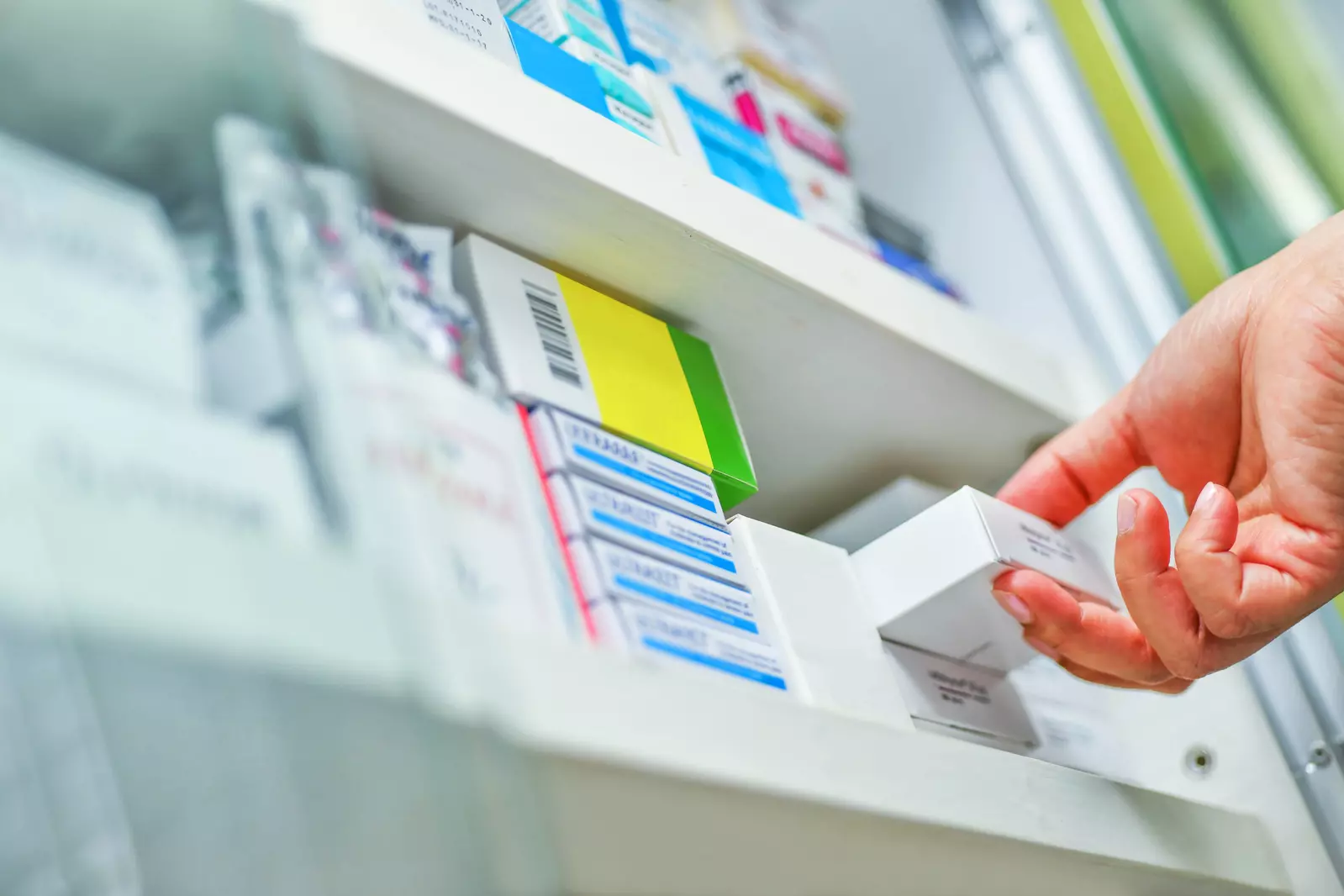 shopper choosing medication